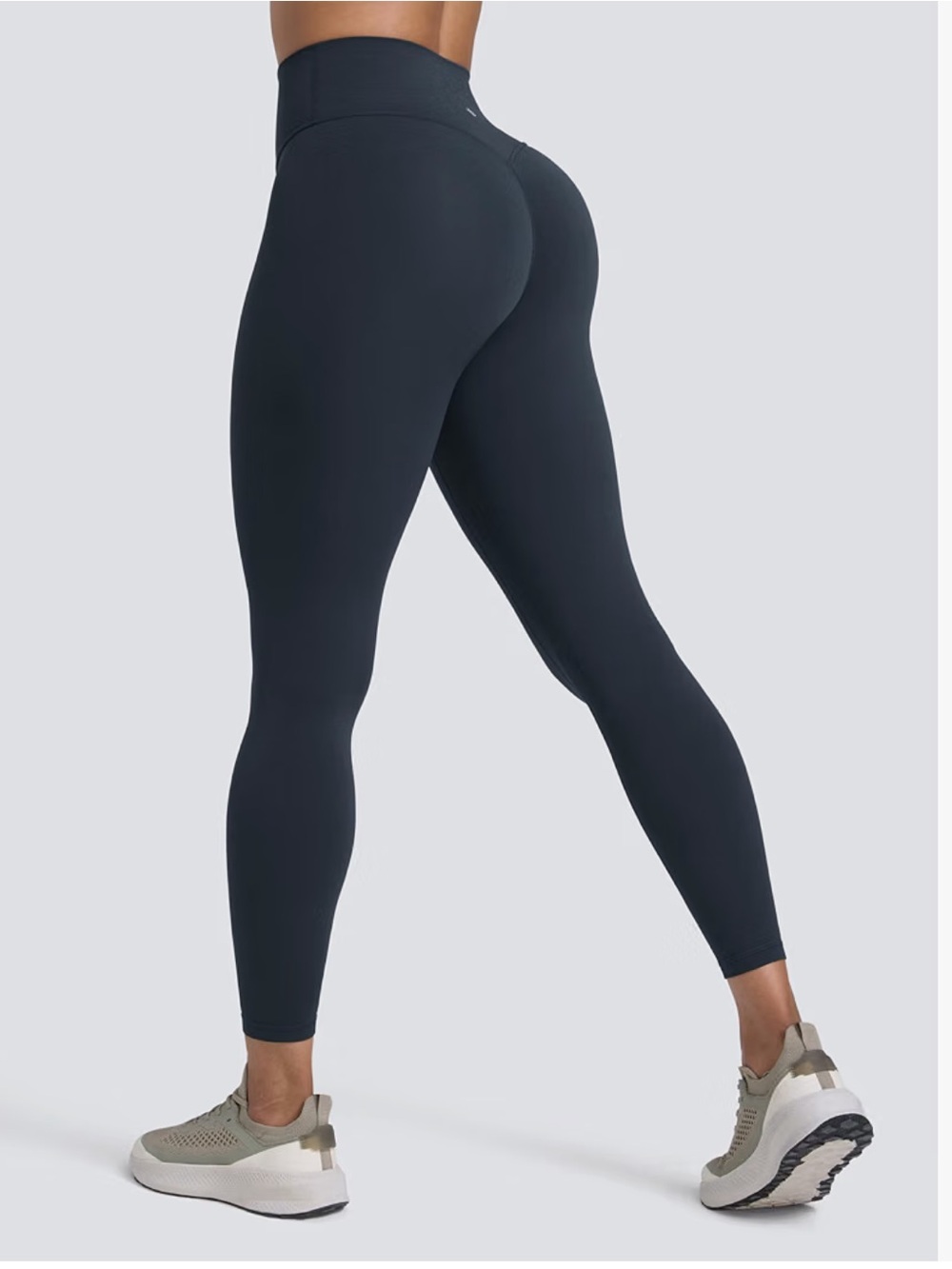 CRZ YOGA Butterluxe High Waist Seamless Butt Scrunch Leggings Navy Blue Small